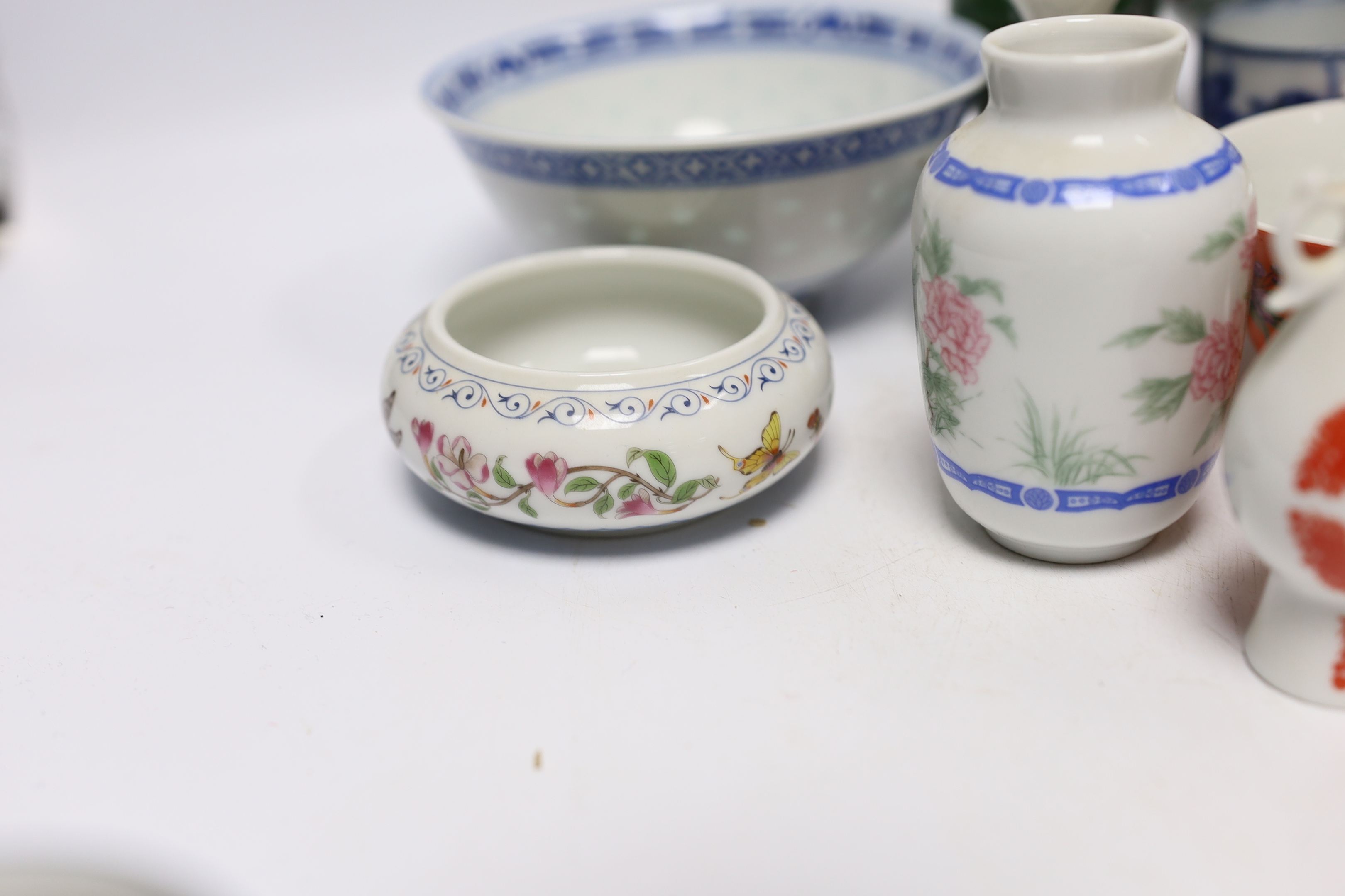 A collection of Chinese and Japanese ceramics